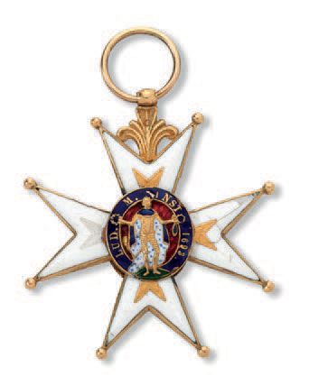 null France. Ordre de Saint Louis, institué en 1693. Croix de chevalier.
Monarchie...