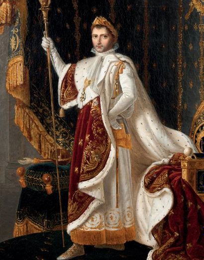 Alexandre Benoit Jean DUFAY, dit CASANOVA (1770-1844) (attribué à). 
Napoléon Ier,...