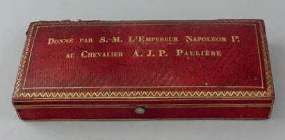 null ? Ecrin offert par Napoléon 1er.
An ecrin given by Napoleon I.
Ecrin en bois...