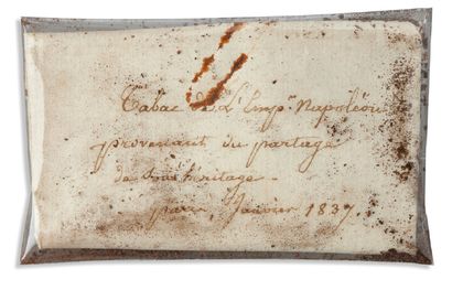 null Tabac de l'Empereur Napoléon 1er.
Tobacco of Emperor Napoleon I.
Petit paquet...
