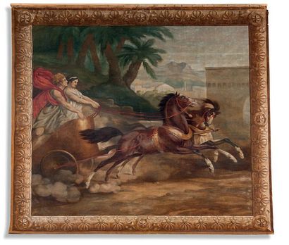 THÉODORE GÉRICAULT (1791-1824) (D'APRÈS) Le retour de la course, ou Char antique.
The...