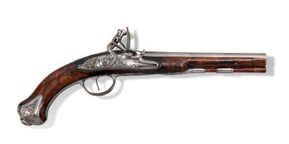 null Somptueux pistolet demi-arçon d'époque
Louis XV.
Very nice flintlock pistol,...