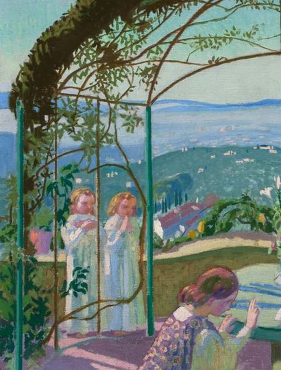 Maurice DENIS (1870-1943) Annonciation à Fiesole (Bellavista), 1907

Huile sur toile,...