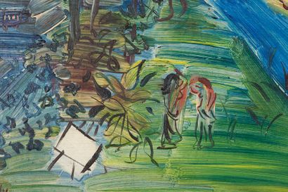 Raoul DUFY (1877-1953) Paysage de Touraine, Langres, 1933

Huile sur toile, signée...