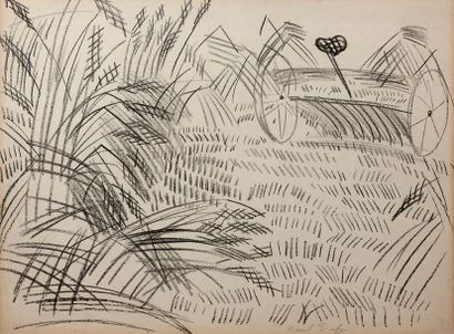 Raoul DUFY (1877-1953) Blés, 1918

Crayon gras sur papier, signé en bas vers la droite
47...