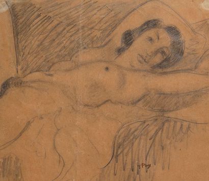 Jean PUY (1876-1960) Femme nue debout, Paris, 1936

Dessin au fusain, signé, situé...