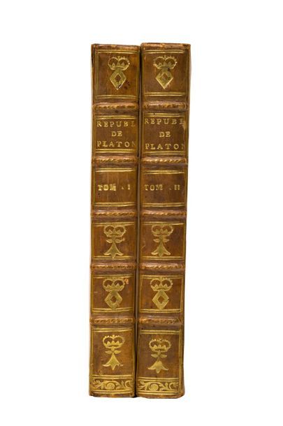 PLATON. La République de Platon, ou Dialogue sur la Justice. Divisé en dix Livres...