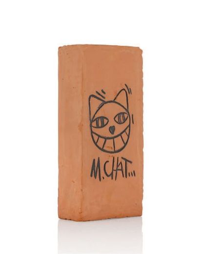 MR CHAT (1977) Sérigraphie sur brique
23 x 12 cm.
2018