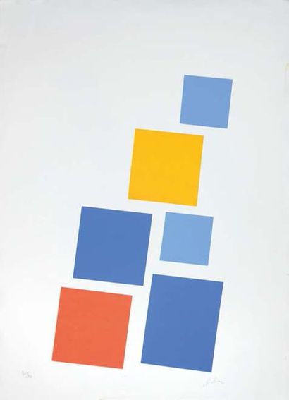 Albert CHUBAC (1925-2008) Sans titre
Lithographie
Signée et numérotée
76 x 56 cm...
