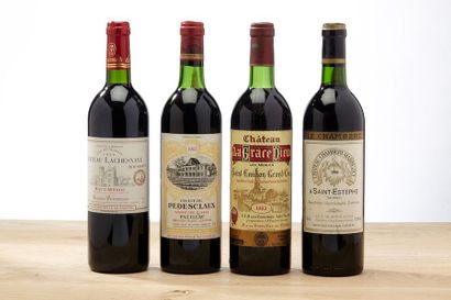 null [MIX] Lot 6 bouteilles Bordeaux rouges: 

- Château Dauzac - 1987 - GC Margaux

-...