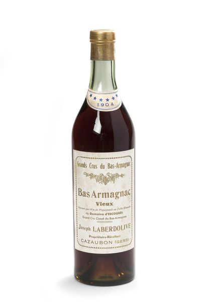 null 1 blle Bas-Armagnac Vieux - 1904 - Joseph Laberdolive - Dom. D'Escoubès



-...
