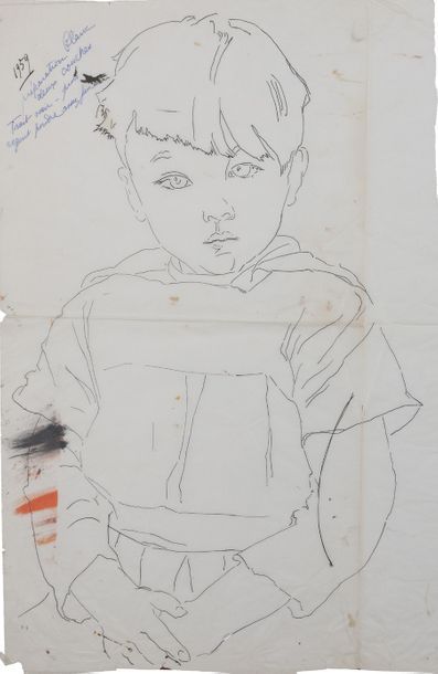 Alix AYMÉ (1894-1989) Jeune garçon, 1959

Encre sur papier calque, annoté et daté...