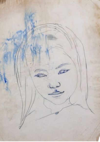Alix AYMÉ (1894-1989) Fillette

Encre sur papier
39 x 27.5 cm - 15 3/8 x 10 13/16...