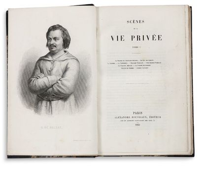 BALZAC Honoré de (1799-1850) Oeuvres complètes
Paris, Alexandre Houssiaux, 1855....