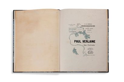 CAZALS FRÉDÉRIC-AUGUSTE (1865-1941) Paul Verlaine, ses portraits, édition originale...