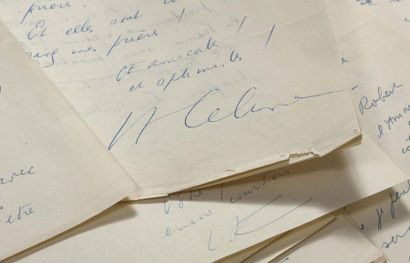 CELINE LOUIS-FERDINAND (1894-1961) 23 lettres autographes signées à son avocat Thorvald,...