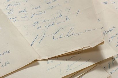 CELINE LOUIS-FERDINAND (1894-1961) 23 lettres autographes signées à son avocat Thorvald,...