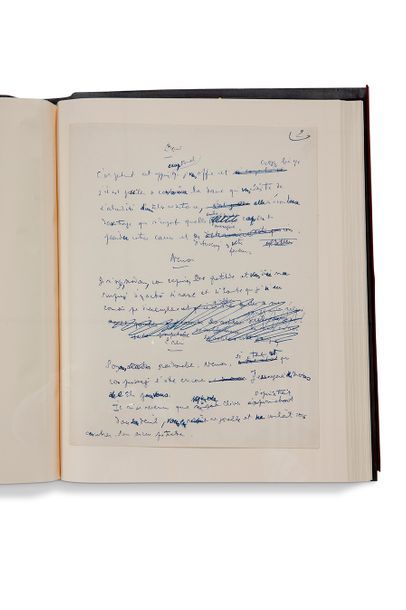 COCTEAU Jean (1889-1963) La Princesse de Clèves, manuscrit autographe du scénario...