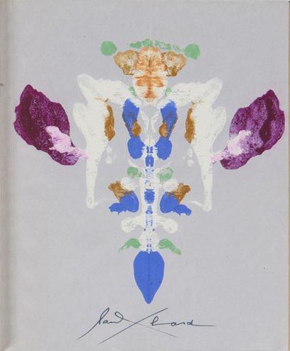 ELUARD Paul (1895-1952) Le Livre Ouvert III, manuscrit autographe avec gouaches originales...
