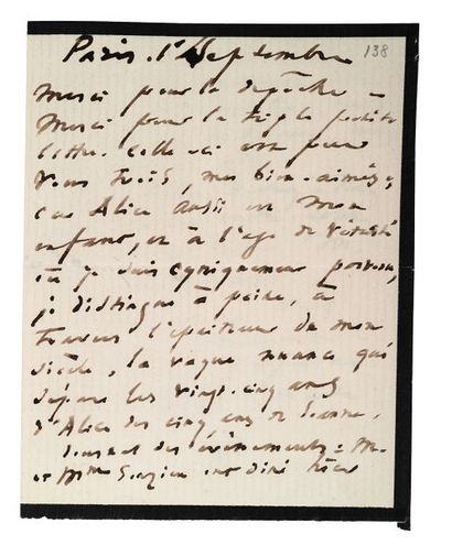 HUGO Victor (1802-1885) Lettre autographe signée adressée à ses enfants
S.l.n.d.,...