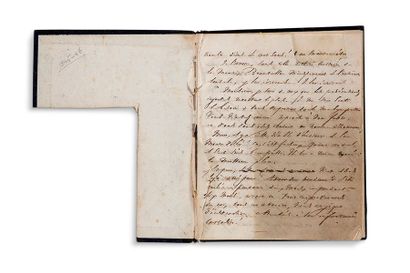 HUGO Victor (1802-1885) Partie de manuscrit autographe inédit
S.d., 22 pages à l'encre...