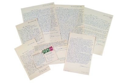 LE CLÉZIO JEAN-MARIE (NÉ EN 1940) Correspondance littéraire à Maurice COINDREAU 1964-1966,...
