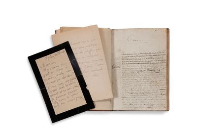 SAND George (1804-1876) Cora, manuscrit autographe signé [1833]. Complet, 44 feuillets...