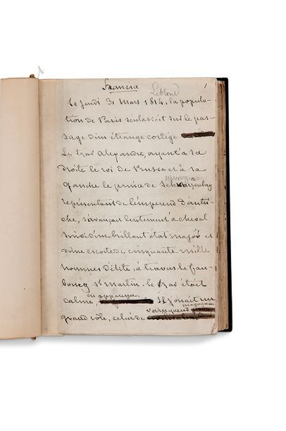 SAND George (1804-1876) Francia, manuscrit autographe signé
Avril 1871, fort grand...