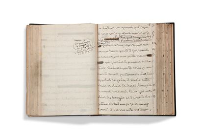 SAND George (1804-1876) Francia, manuscrit autographe signé
Avril 1871, fort grand...