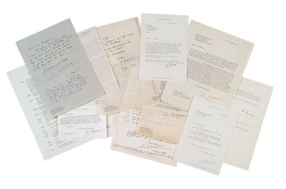 SIMENON Georges (1903-1989) Correspondance adressée à Henry PLANCHE à Aix-les-Bains
États-Unis...