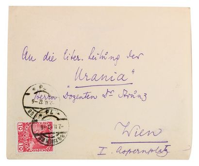 ZWEIG Stefan (1881-1942) Lettre autographe signée
Vienne, 2 février 1912, en allemand,...