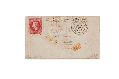 null INDE ORIENTALE - 
29 SEPTEMBRE 1870

80c lauré (léger pli d'archive vertical)...