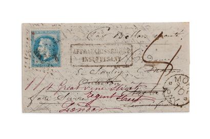 null GRANDE BRETAGNE - 20 OCTOBRE 1870

20c lauré obl. losange ambulant HP2 (Le Havre...