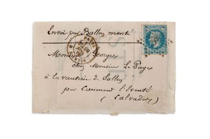 null 30 NOVEMBRE 1870

20c lauré obl étoile 8 Paris R. d'Antin sur journal LE BALLON...