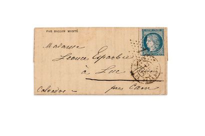 null 12 JANVIER 1871

20c Siège obl. étoile 1 Paris Pl. de la Bourse 5e/ 12 JANV....