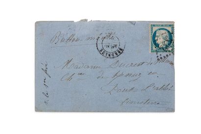 null 30 JANVIER 1871

20c Siège obl. GC 532 càd BORDEAUX 30 JANV.71 sur enveloppe...