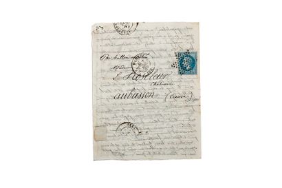 null 7 DÉCEMBRE 1870

20c lauré obl. étoile PARIS (60) sur Lm d'Alfred ROSELEUR adressée...