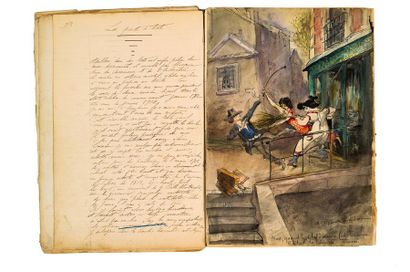 UTRILLO MAURICE (1883-1955). MANUSCRIT autographe, Histoire de ma jeunesse jusqu'à...
