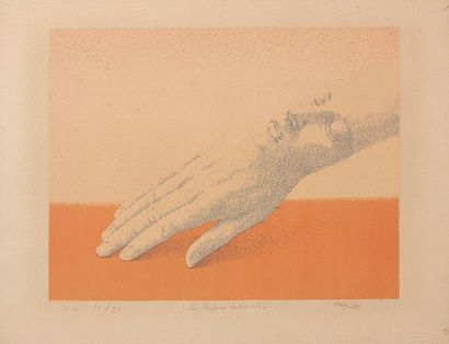 MAGRITTE RENÉ (1898-1967). Les Bijoux indiscrets, lithographie en couleurs, avec...
