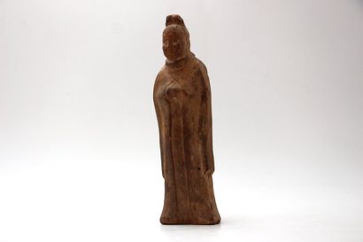 null Partiellement Epoque Tang, VII-VIIIème siècle



Statuette en terre cuite, représentant...