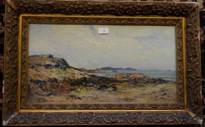 null Émile NOIROT (1853-1924)

Plage de Saint-Malo

Huile sur toile, signée et datée...