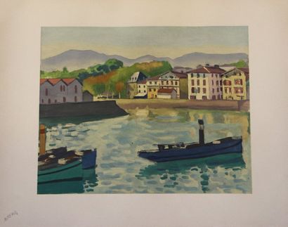 null ALBERT MARQUET (1875-1947), attribué à

Port de plaisance

Aquatinte

44,5 x...