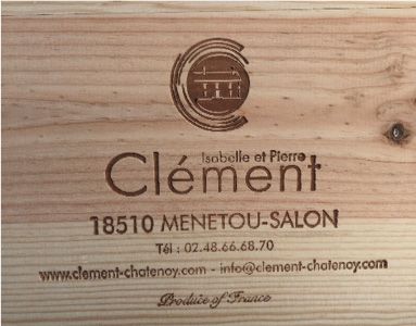 null Domaine CLEMENT à Ménetou Salon (18)

6 bouteilles cuvée Pierre et Alexandre...