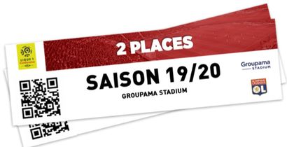 null 2 places pour un match de championnat de France de football de

l’OLYMPIQUE...