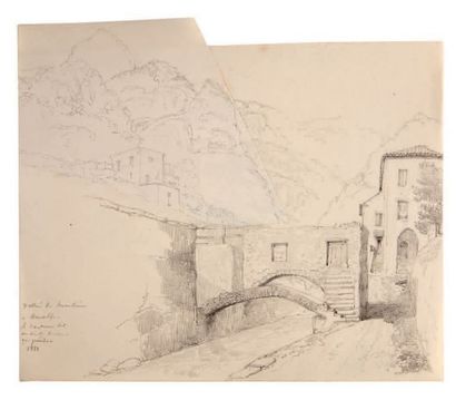null 3 FEUILLES
A. HONORÉ D'ALBERT, DUC DE LUYNES Château de Nocera dei Pagani. 1852
Pierre...