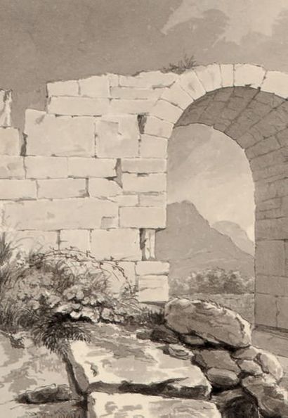 null 4 FEUILLES
A. JOSEPH FRÉDÉRIC DEBACQ Porte à Paestum
Vue de Paestum
Ruines de...