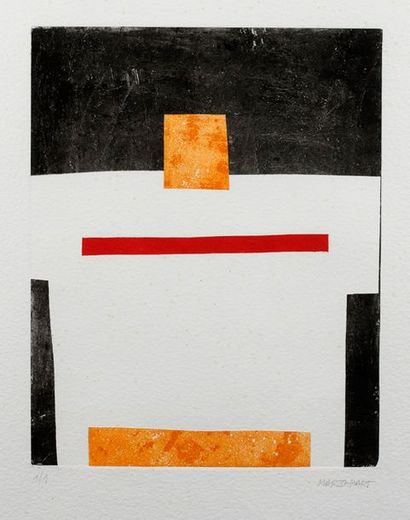 Manuel MARZO-MART (né en 1944) Sans titre, 2016

Monotype à l'acrylique sur papier,...