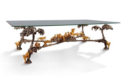 JOSE MARIA DAVID (1944-2015) Trêve de la soif, 2008

Table basse en bronze argenté...