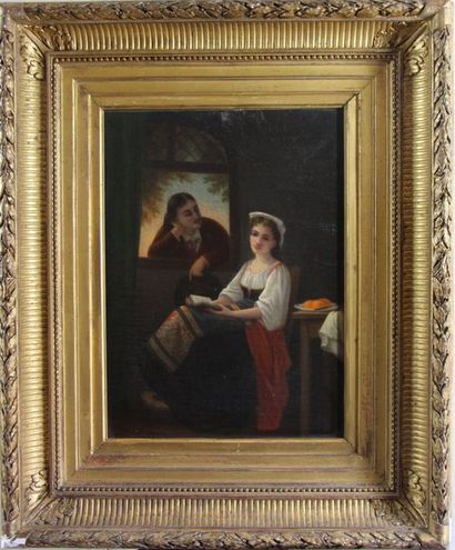 null Ecole française du XIXème siècle

Scène de cour

Huile sur toile, signée Reille,...