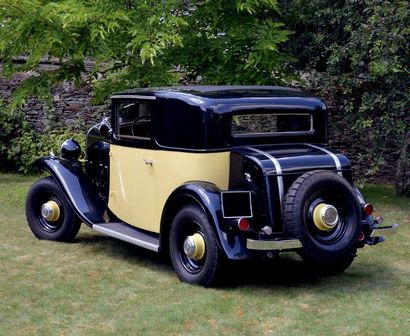 1933 – CITROEN ROSALIE 8CV COUPE SICAL Carrosserie élégante
Moteur robuste
Bon état...